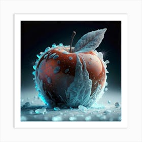 Iced Apple Art Print