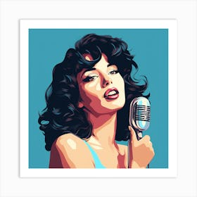 Pop art pin up Art Print