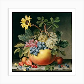 A collection of different delicious fruits 6 Art Print