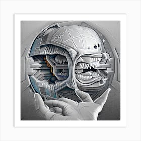 Crystal ball Art Print