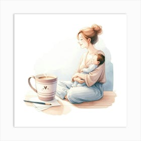 Mother And Child Art Print