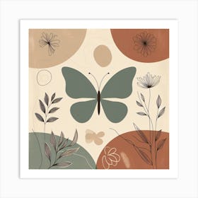 Butterfly 17032412 Sq Art Print