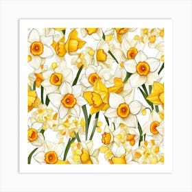 Daffodils 13 Art Print