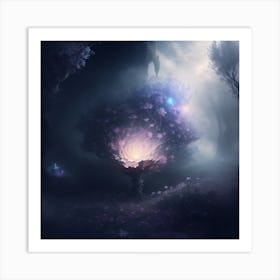 Dark Forest Art Print