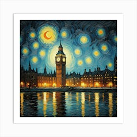 Big Night In London Art Print