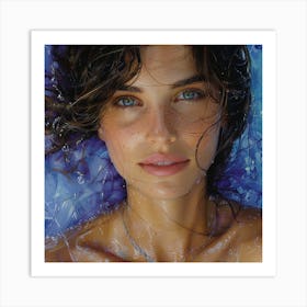 'Blue Water' Art Print