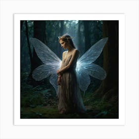 Fairy In The Forest 2 Art Print