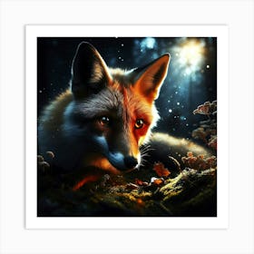 Wild Animal Creative Portrait 173 Art Print