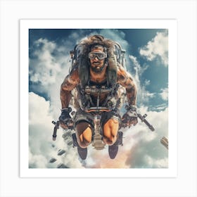 Sniper In The Sky Art Print