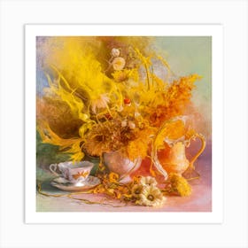 Yellow Flowers Art Print