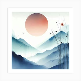 Asian Landscape 16 Art Print