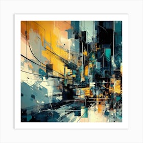 Abstract world 1 Art Print