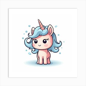 Cute Unicorn 33 Art Print