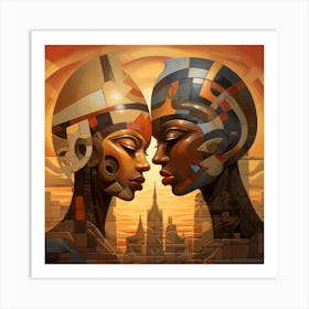 African Women 3 Art Print