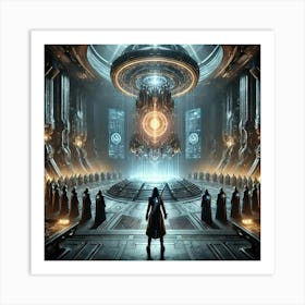 A Dramatic And Intense Sci Fi Scene Titled The Do Art Print