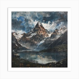 Mountain Lake Art Print