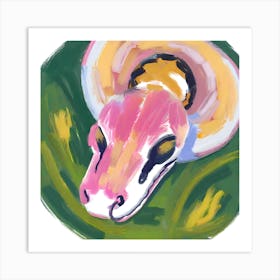 Ball Python Snake 04 Art Print