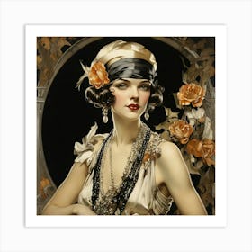 The Flapper Frank Xavier Leyendecker Art Print 2 Art Print