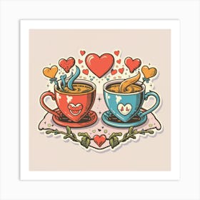 Coffee And Love Art Print