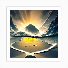 Abstract Landscape Art Print