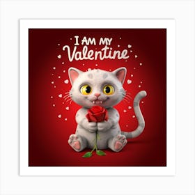 I Am My Valentine 1 Art Print