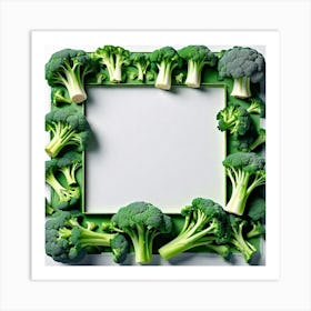 Frame Of Broccoli 2 Art Print