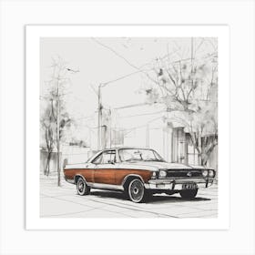 Chevrolet Car Art Print