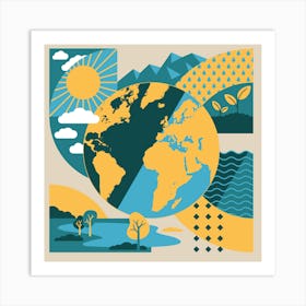 Earth And Nature Art Print