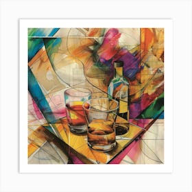 Two Glasses Of Whisky Art Print