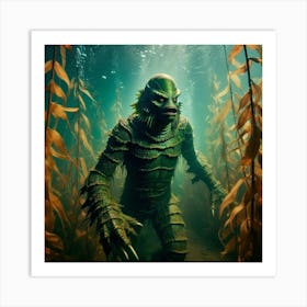 Creature From The Black Lagoon 1 Art Print