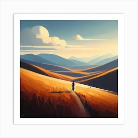 Landscape Painting 142 Art Print