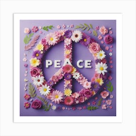 Peace Sign Art Print