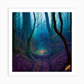 Forest Path Art Print