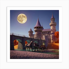 Castle Stock Videos & Royalty-Free Footage Art Print