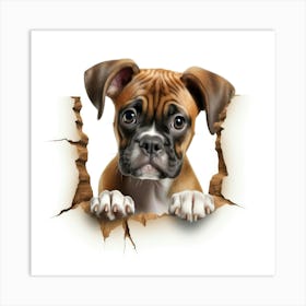 Boxer Dog 4 Art Print