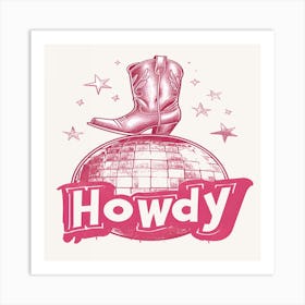 Howdy 1 Art Print