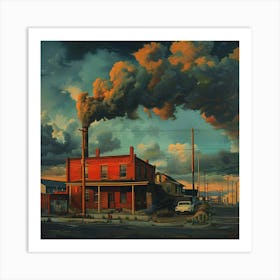 'The Town' Art Print