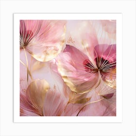 Pink Poppies Art Print