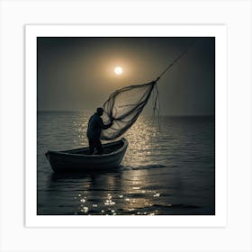 Fisherman Art Print