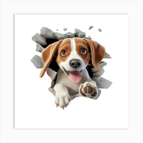 Beagle Dog Art Print