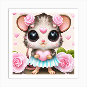 Adorable Mouse Art Print