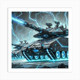 Ionosphere Electro Tanks Converted Art Print