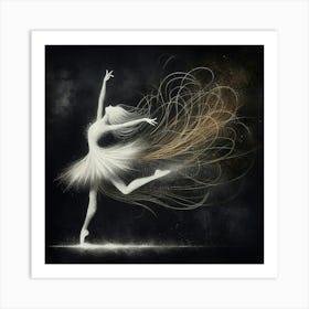 Ballerina Dance 1 Art Print