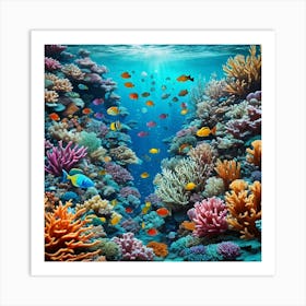 Coral Reef 3 Art Print