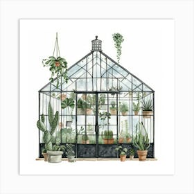 Greenhouse 3 Art Print