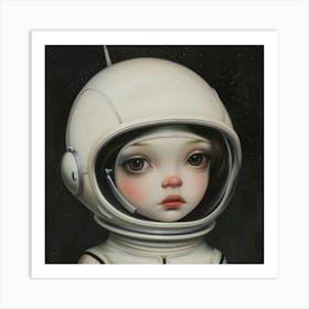 'The Little Astronaut' Art Print