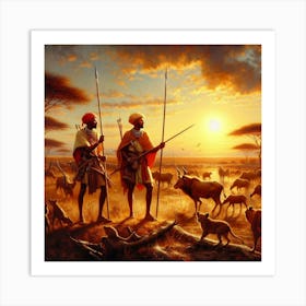 African Savannah Art Print