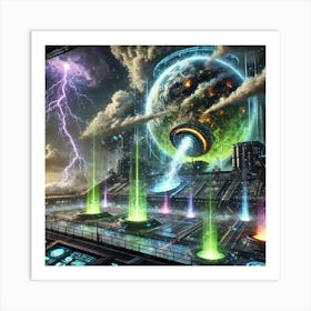 Atmospheric Disruptor Cannon Art Print