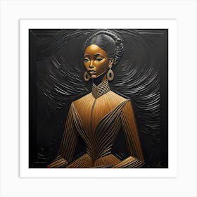 African Woman 10 Art Print