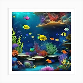 Coral Reef 8 Art Print
